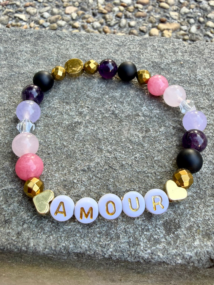 French Amour Gemstone Bracelet ✨