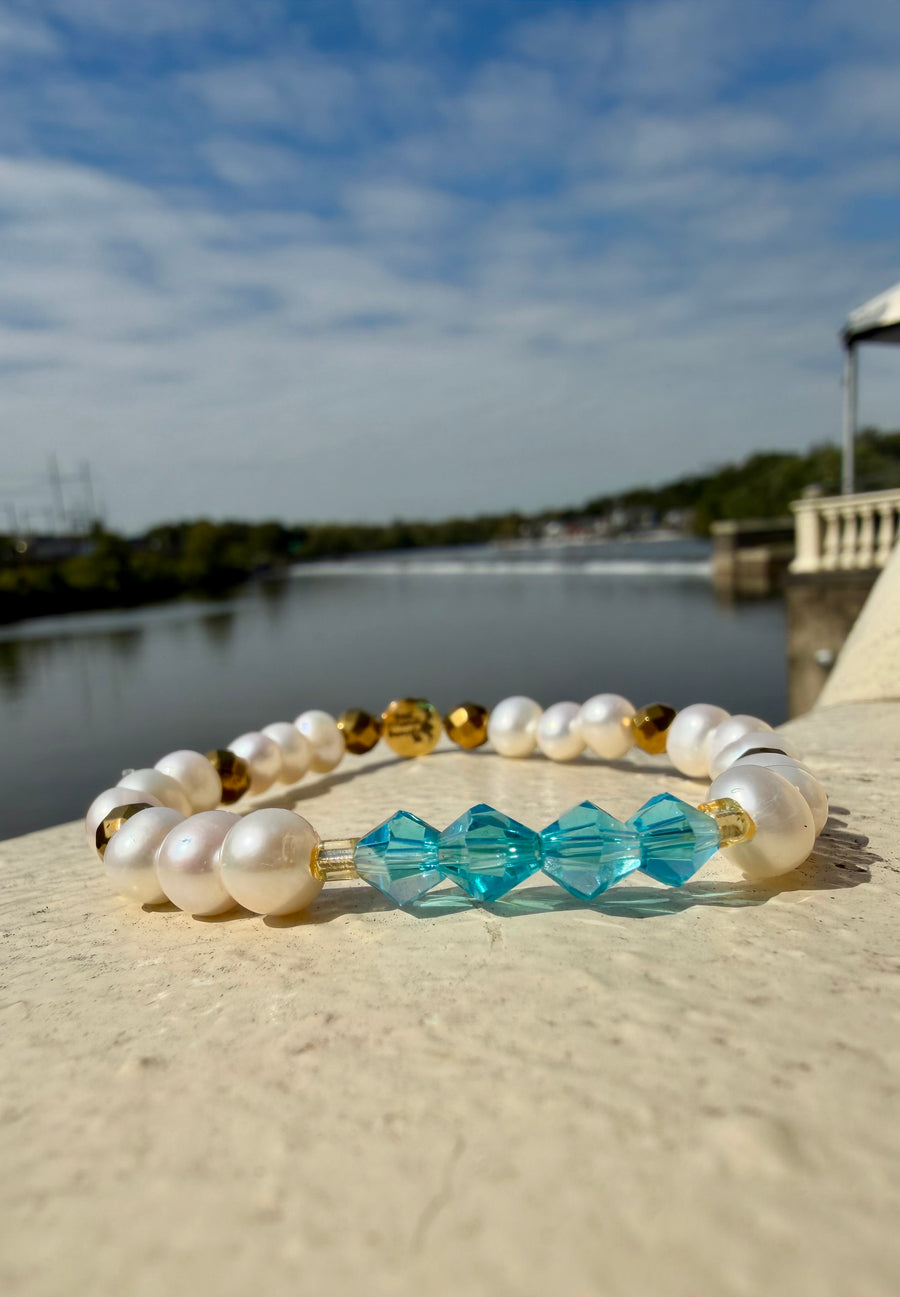 Under the Sea Pearl Bracelet