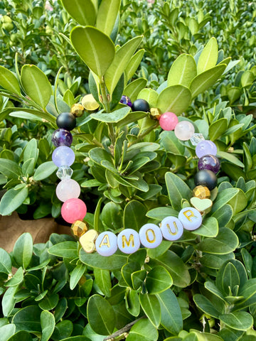 French Amour Gemstone Bracelet ✨